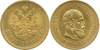  10 рублей 1886 года (золото, Александр III), фото 1 