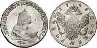  1 рубль 1748 года, Елизавета 1, фото 1 