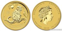  200 долларов 2016 года “Лунный календарь – Обезьяна”(золото, Австралия), фото 1 