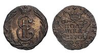  Полушка 1770 года, Екатерина 2, фото 1 