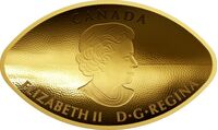  200 долларов 2017 года, Монета в форме футбольного мяча, фото 1 