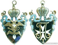  Жетон памятный полковой Россия, С.-Петербург 1899 - 1904 гг., фото 1 