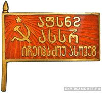  Жетон «Депутат ВС Абхазской АССР», знаки и жетоны членов ЦИК и депутатов Верховных Советов, фото 1 