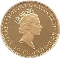  10 фунтов 1997г, Британия, фото 1 