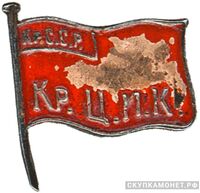  Жетон «Член ЦИК Крымской АССР», знаки и жетоны членов ЦИК и депутатов Верховных Советов, фото 1 