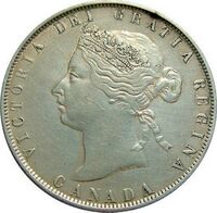  50 центов 1870 - 1901 годов, фото 1 