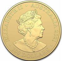 100 долларов 2021 года, Австралийский зоопарк - Гепард, фото 1 