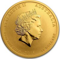  50 долларов 2015 года, Год козы - цветная, фото 1 