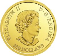  200 долларов 2018 года, Очаровательные кленовые листья. Серебряный лист., фото 1 