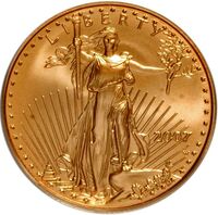  25 долларов 1986-2023 годов, American Gold Eagle, фото 1 