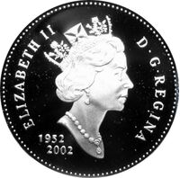  50 центов 2002 года, 50 лет правлению Королевы Елизаветы II, фото 1 
