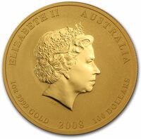  100 долларов 2008 года, Год мыши, фото 1 