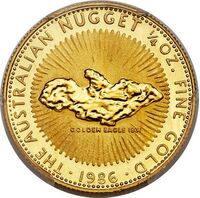  25 долларов 1986 года, Золотой орел 1931 - обратный процесс. Цифра &amp;quot;20&amp;quot;., фото 1 
