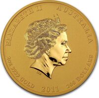  200 долларов 2011 года, Год кролика, фото 1 