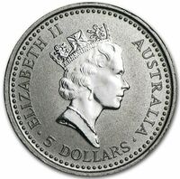  5 долларов 1993-1994 годов, Австралийская коала, фото 1 