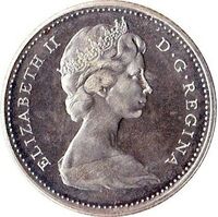  10 центов 1965 - 1966 годов, фото 1 