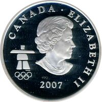  25 центов 2007 года, Ванкувер 2010 - Кёрлинг, фото 1 