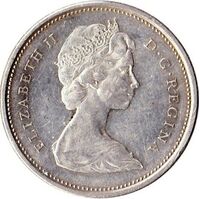  25 центов 1965 - 1966 годов, Карибу, фото 1 