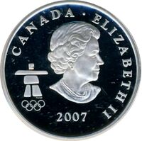  25 центов 2007 года, Ванкувер 2010 - Хоккей, фото 1 