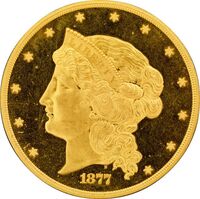  50 долларов 1877 года, Шаблон полусоюза, фото 1 