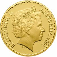  100 долларов 2001 года, Государственные цветочные эмблемы - Золотой плетистый цветок, фото 1 