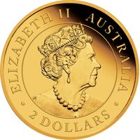  2 доллара 2022 года, Мини-Кенгуру, фото 1 
