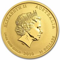  25 долларов 2010 года, Год тигра, фото 1 