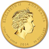  50 долларов 2014 года, Год лошади, фото 1 