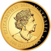  100 долларов 2022 года, Австралийский лебедь - Proof, фото 1 