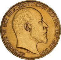 2 фунта 1902 года, Коронация Эдуарда VII, фото 1 