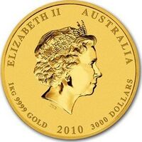  3 000 долларов 2010 года, Год тигра, фото 1 