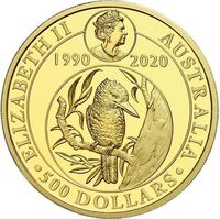  500 долларов 2020 года, 30 лет Кукабарре, фото 1 