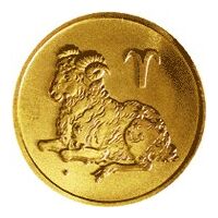  25 рублей 2003 год (золото, Овен), фото 1 