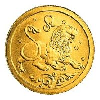  25 рублей 2005 год (золото, Лев), фото 1 