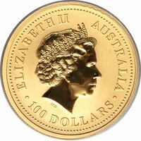  100 Долларов 2001 года, Год Змеи, фото 1 