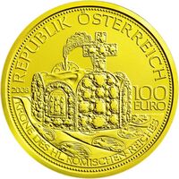  100 Евро 2008 года, Корона Габсбургов, фото 1 