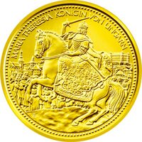  100 Евро 2010 года, Короны Габсбургов - Венгерская корона с Стефаном Первомучеником, фото 1 