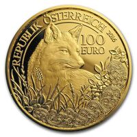  100 Евро 2016 года, Дикая природа в нашем видении – Лиса, фото 1 