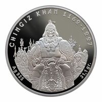  100 Тенге 2008 года, Чингисхан, фото 1 
