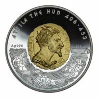  100 Тенге 2009 года, Аттила, фото 1 