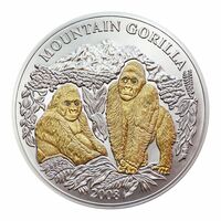  1000 Франков 2008 года, Горилла, фото 1 