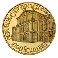  1000 Шиллингов 1992 года, Иоганн Штраус, фото 1 