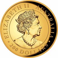  200 Долларов 2019 года, Австралийский клинохвостый орел, фото 1 