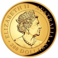  200 Долларов 2020 года, Австралийский клинохвостый орел, фото 1 