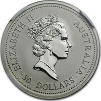  50 долларов 1996-1997 годов, Австралийская коала, фото 1 