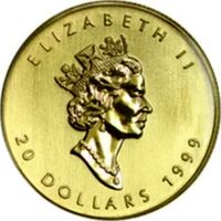  20 долларов 1999 года, Кленовый лист, фото 1 