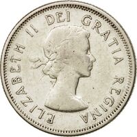  25 центов 1953 - 1964 годов, Карибу, фото 1 