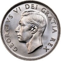  25 центов 1948 - 1952 годов, Карибу, фото 1 
