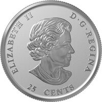  25 центов 2018 года, Онтарио, фото 1 