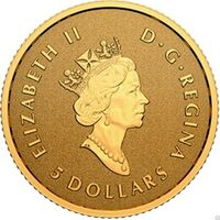  5 долларов 2022 года, Бриллиантовая диадема, фото 1 